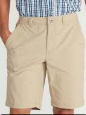 Exofficio Men's Flat-Front Performance Shorts in Khaki